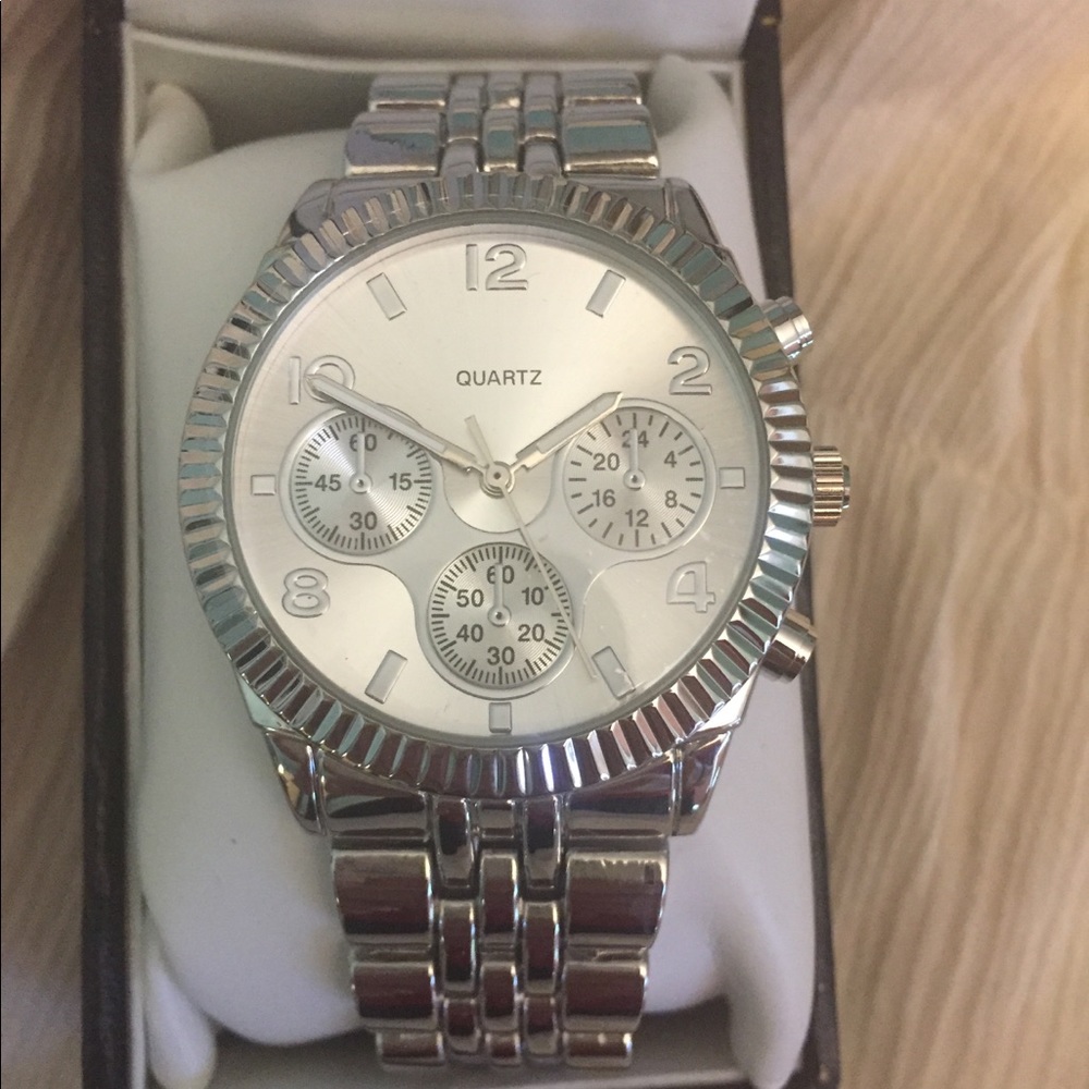 Silver watch NWT